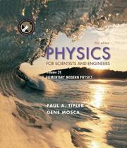 Cover of: Physics for scientists and engineers. by Paul A. Tipler