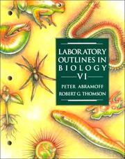 Cover of: Laboratory outlines in biology--VI