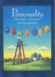Cover of: Personality: description, dynamics, and development