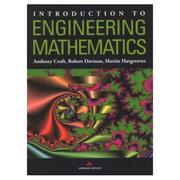 Cover of: Introduction to engineering mathematics
