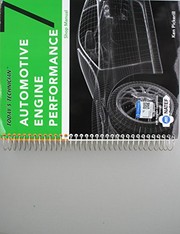 Cover of: Bundle : Today's Technician: Automotive Engine Performance, Classroom and Shop Manuals, Spiral Bound Version, 7th + ASE Test Preparation - A8 Engine Performance, 5th