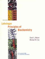 Cover of: Lehninger Principles of Biochemistry & CD-Rom & Study Guide by David L. Nelson, Michael M. Cox