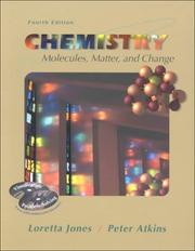 Cover of: Chemistry & CD-Rom & Media Activities Book by Loretta Jones, Peter W. Atkins, Loretta Jones, Peter Atkins