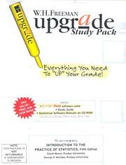 Cover of: Introduction to the Practice of Statistics Upgrade Study Pack