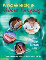 Cover of: Knowledge About Language