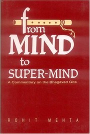 Cover of: From Mind To Super-Mind by Rohit Mehta