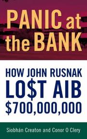 Cover of: Panic at the bank: how John Rusnak lost AIB $691,000,000