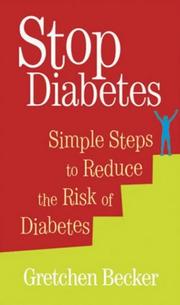 Cover of: Stop Diabetes by Gretchen Becker