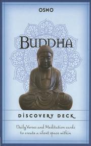 Cover of: Buddha Discovery Deck: 53 Sutras and Meditation Cards to Create a Silent Space Within