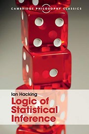 Cover of: Logic of Statistical Inference