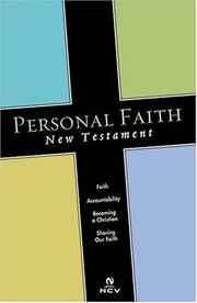 Cover of: Personal Faith New Testament: Biblical Truths for Your Daily Life