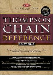 Cover of: The Thompson Chain-Reference Study Bible: Thompson's exclusive chain-reference study system
