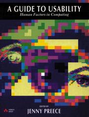 Cover of: A Guide to usability: human factors in computing