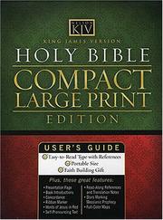 Cover of: King James Compact Large Print Bible