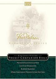 Cover of: KJV Pocket Companion Bible: Signatures Series Edition