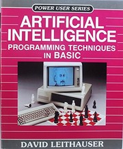 Cover of: Artificial Intelligence Programming Techniques in Basic (Power User by David Leithauser