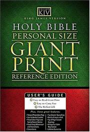 KJV Personal Size Giant Print Reference Bible by KJV Translation