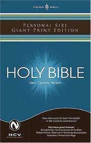 Cover of: NCV Personal Size Giant Print Bible