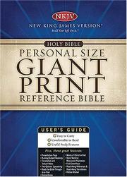 Cover of: Personal Size Giant Print Reference