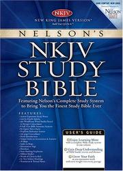 Cover of: Nelson's NKJV Study Bible - Large Print by 