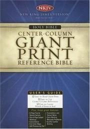 Cover of: Giant Print Center-Column Reference Bible by 