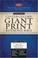 Cover of: Giant Print Center-Column Reference Bible