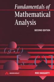 Cover of: Fundamentals of Mathematical Analysis | Rod Haggarty