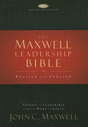 Cover of: Maxwell Leadership Bible, Revised and Updated