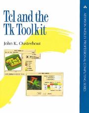 Cover of: Tcl and the Tk toolkit