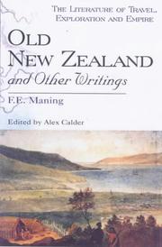 Cover of: Old New Zealand and other writings