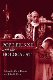 Cover of: Pope Pius XII and the Holocaust (Leicester History of Religions)