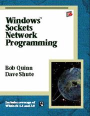 Cover of: Windows sockets network programming by Bob Quinn