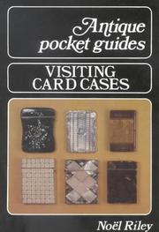 Cover of: Visiting Card Cases P (Antique Pocket Guides) by Noel Riley