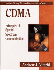 Cover of: CDMA: principles of spread spectrum communication