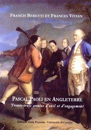 Cover of: Pascal Paoli en Angleterre: trente-trois années d'exil et d'engagement