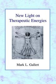 Cover of: New Light on Therapeutic Energies