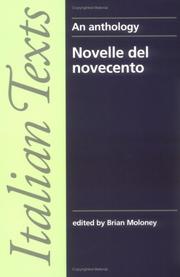 Cover of: Novelle Del Novece: An Anthology (Italian Texts)