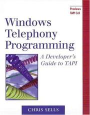 Cover of: Windows telephony programming: a developer's guide to TAPI