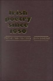 Cover of: Irish poetry since 1950 by John Goodby