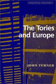 Cover of: The Tories and Europe (Political Analysis)