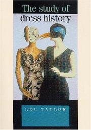 Cover of: The Study of Dress History by Lou Taylor