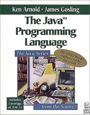 Cover of: The Java programming language by Arnold, Ken