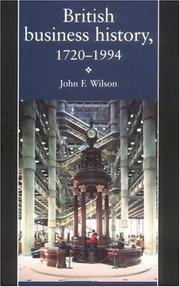 Cover of: British business history, 1720-1994