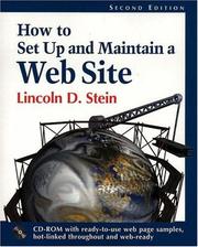 Cover of: How to set up and maintain a Web site