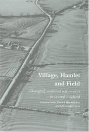 Cover of: Village, hamlet and field | Carenza Lewis