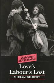 Cover of: Love's Labour's Lost (Shakespeare in Performance)