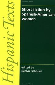 Cover of: Hispanic Texts by Evelyn Fishburn