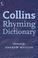 Cover of: Collins Rhyming Dictionary (Collins)