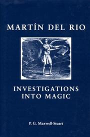 Cover of: Investigations Into Magic by Martin del Rio