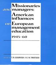 Cover of: Missionaries and Managers | 